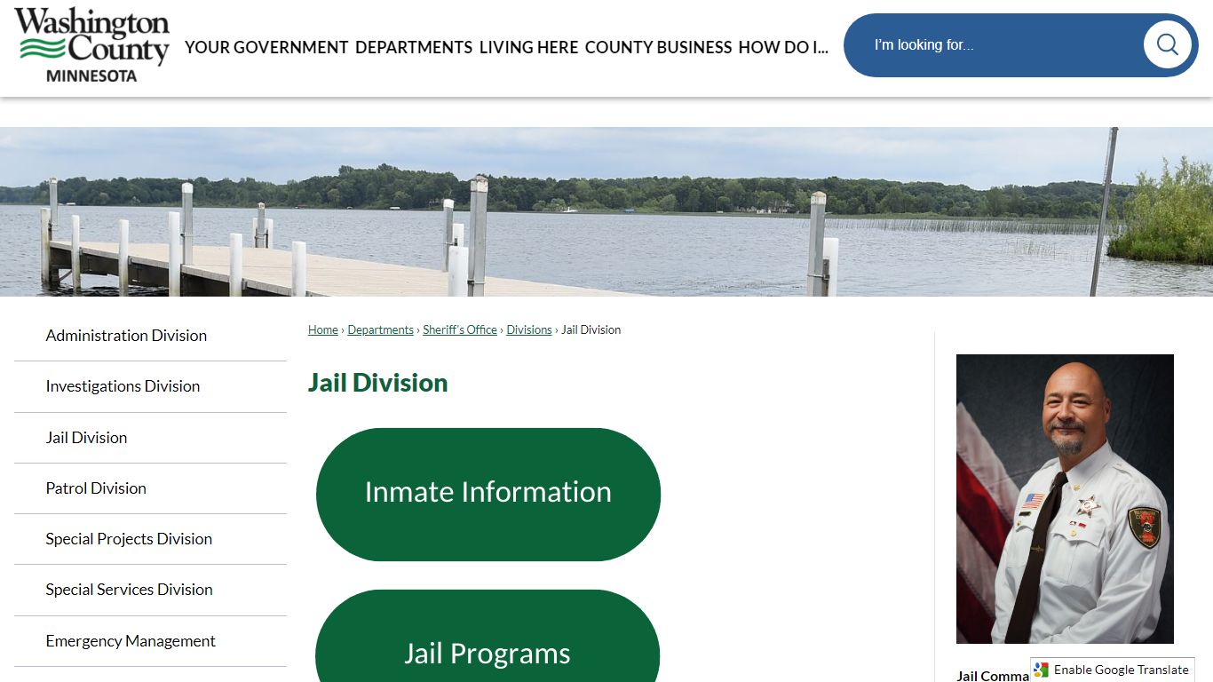 Jail Division | Washington County, MN - Official Website